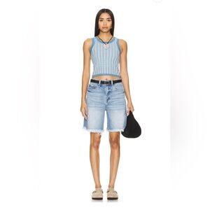 Pistola Light Blue Jean Shorts